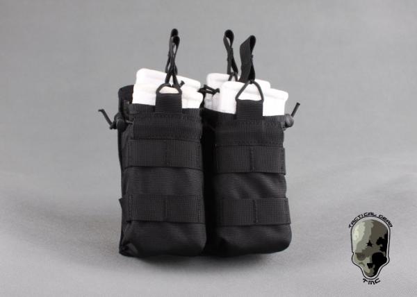 G TMC Open Top Magazine Pouch Double ( BK )